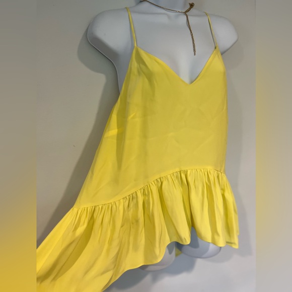 Cinq á Sept S Silk Janet Ruffle Hem Top - Picture 13 of 15